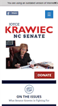 Mobile Screenshot of joyceforsenate.com